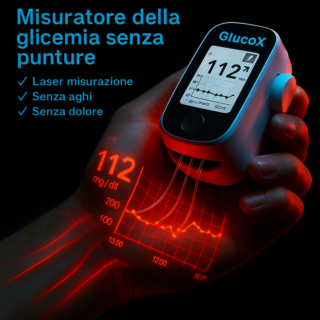 GlucoX - Dispositivo di Monitoraggio Glicemico Non Invasivo