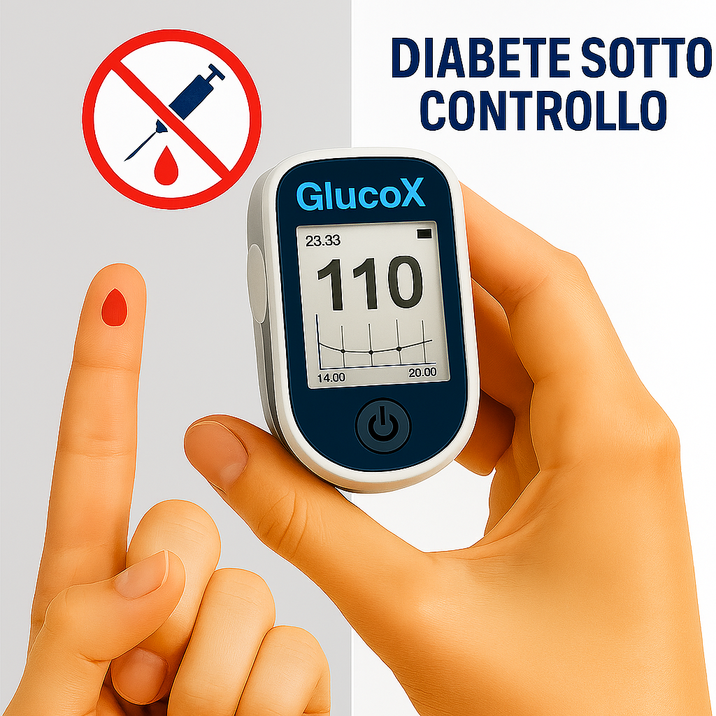 GlucoX - Dispositivo di Monitoraggio Glicemico Non Invasivo